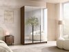 Armoire Closico Decoron III (Noyer + Noir)