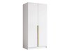 Armoire Closico Staton I (Blanc + Doré)