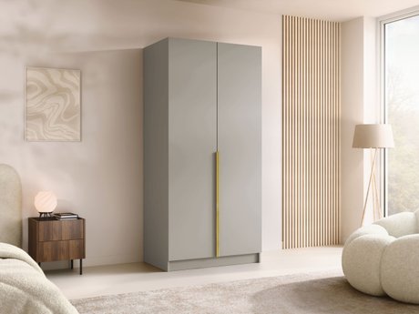 Armoire Closico Staton I (Cachemire + Doré)