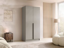Armoire Closico Staton I (Cachemire + Noir)