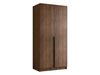 Armoire Closico Staton I (Noyer + Noir)
