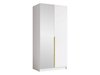 Armoire Closico Staton II (Blanc + Doré)