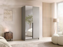 Armoire Closico Staton II (Cachemire + Noir)