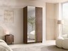 Armoire Closico Staton II (Noyer + Doré)
