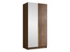 Armoire Closico Staton II (Noyer + Doré)