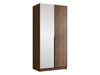 Armoire Closico Staton II (Noyer + Noir)