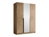 Armoire Closico Decoron II (Clair bois + Noir)