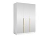 Armoire Closico Decoron III (Blanc + Doré)
