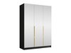Armoire Closico Decoron III (Noir + Doré)
