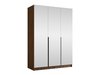 Armoire Closico Decoron III (Noyer + Noir)