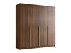 Armoire Closico Navor I (Noyer + Doré)