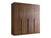 Armoire Closico Navor I (Noyer + Noir)