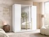 Armoire Closico Navor II (Blanc + Doré)