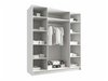 Armoire Closico Navor II (Blanc + Doré)