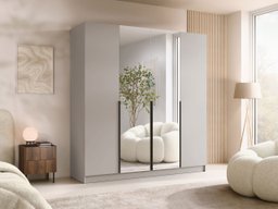 Armoire Closico Navor II (Cachemire + Noir)