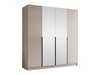 Armoire Closico Navor II (Cachemire + Noir)