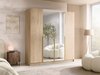 Armoire Closico Navor II (Clair bois + Doré)