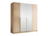 Armoire Closico Navor II (Clair bois + Doré)