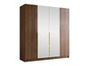 Armoire Closico Navor II (Noyer + Doré)