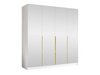 Armoire Closico Navor III (Blanc + Doré)