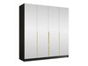 Armoire Closico Navor III (Noir + Doré)