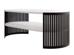 Table basse Civer III (Noir + Blanc)
