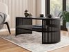 Table basse Civer III (Noir + Marbre noir)
