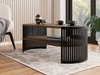 Table basse Civer III (Noir + Noyer)