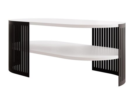 Table basse Civer VI (Noir + Blanc)