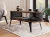 Table basse Vitum III (Noir + Noyer)