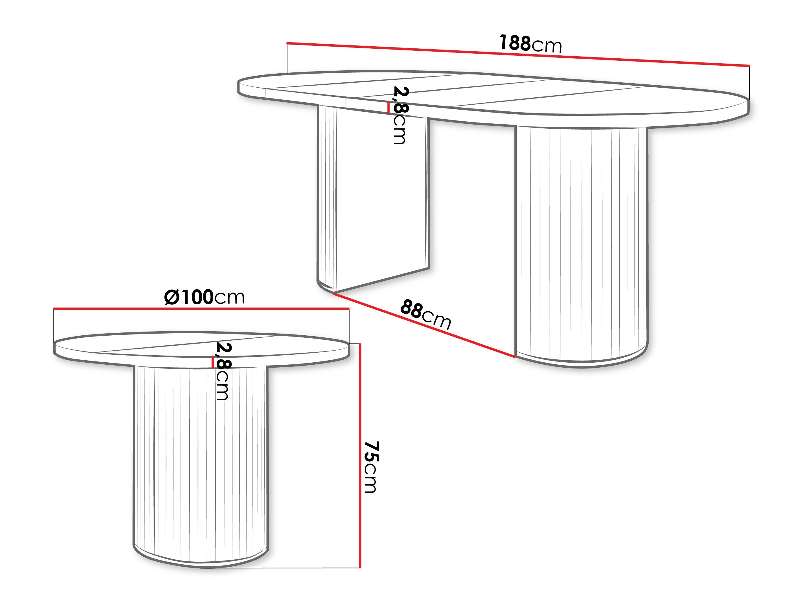Table Tucson 175 (Beige)