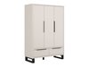 Armoire Avicavu 121 (Cachemire + Noir)