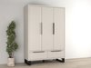 Armoire Avicavu 121 (Cachemire + Noir)