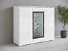 Buffet Mirfivo 103 (Blanc + Blanc brillant)