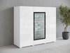Buffet Mirfivo 103 (Blanc + Blanc brillant)