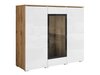 Buffet Mirfivo 103 (Chêne wotan + Blanc brillant)