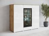 Buffet Mirfivo 103 (Chêne wotan + Blanc brillant)