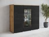 Buffet Mirfivo 103 (Chêne wotan + Noir brillant)