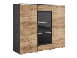 Buffet Mirfivo 103 (Matera gris + Châtaigne)