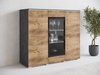 Buffet Mirfivo 103 (Matera gris + Châtaigne)