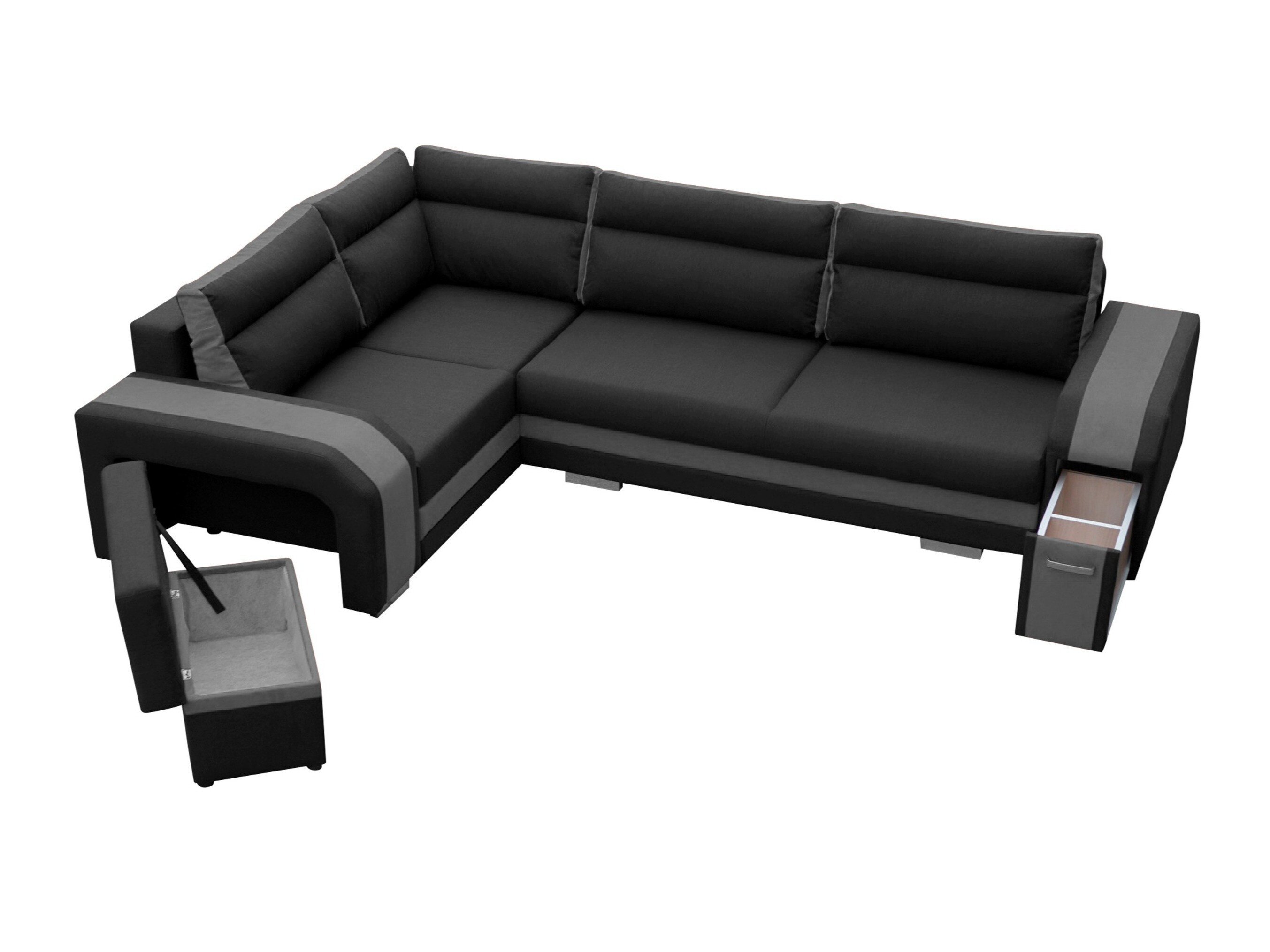 Canapé d'angle Kingsport 117 (Nazar 225.05 + Nazar 225.04)