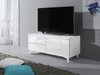 Meuble TV Nashville 119 (Blanc + Blanc brillant)