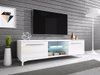 Meuble TV Nashville 120 (Blanc + Blanc brillant)