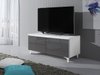 Meuble TV Uva IV (Blanc + Gris brillant)